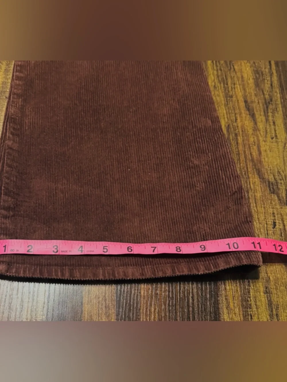 Vintage J. Crew Brown Corduroy Women’s High-Rise Flared Pants, Sz 29. NWOT - Picture 14 of 14